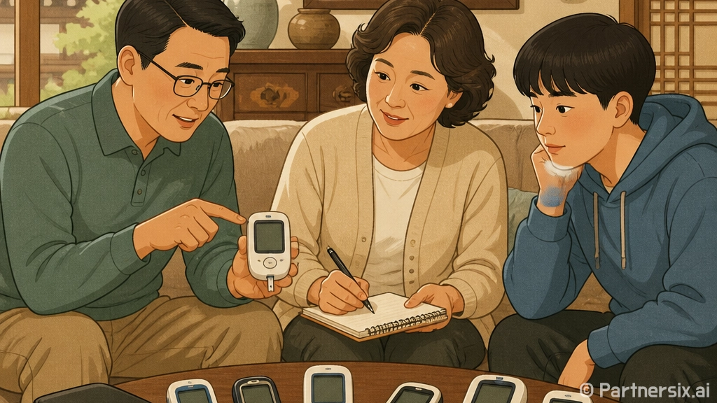 혈당측정기 처음 고…