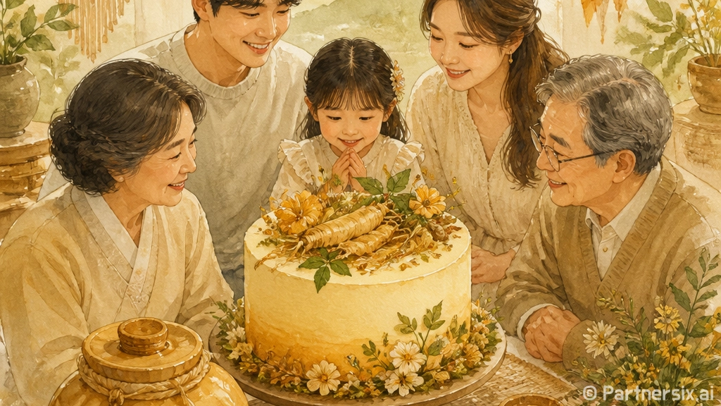복단지 산삼케이크 …