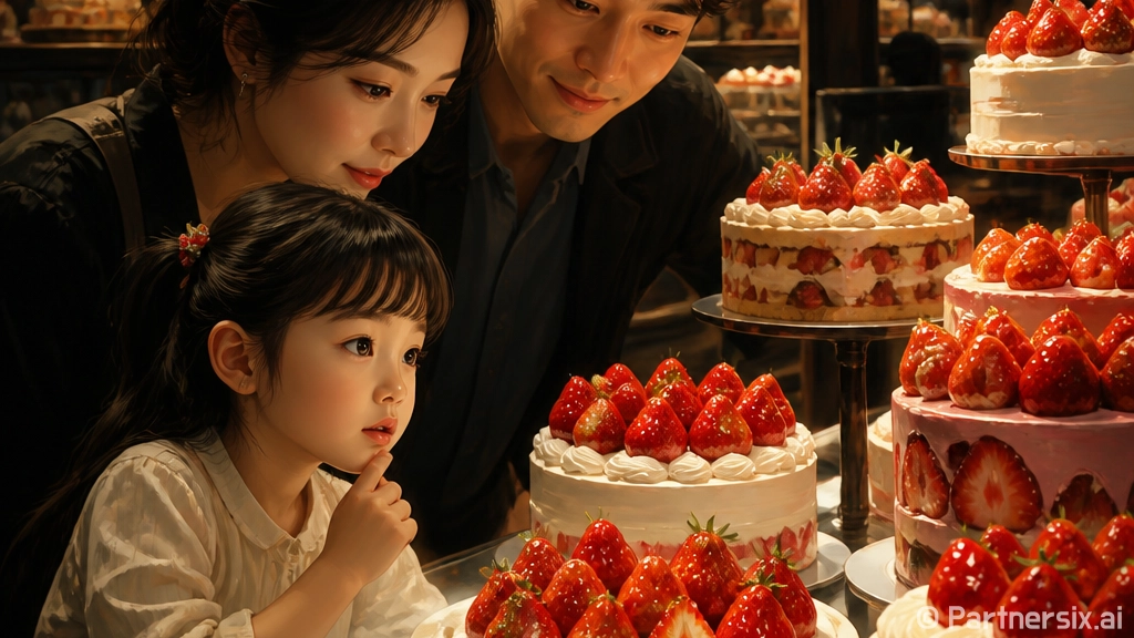 딸기케이크 맛있게 …