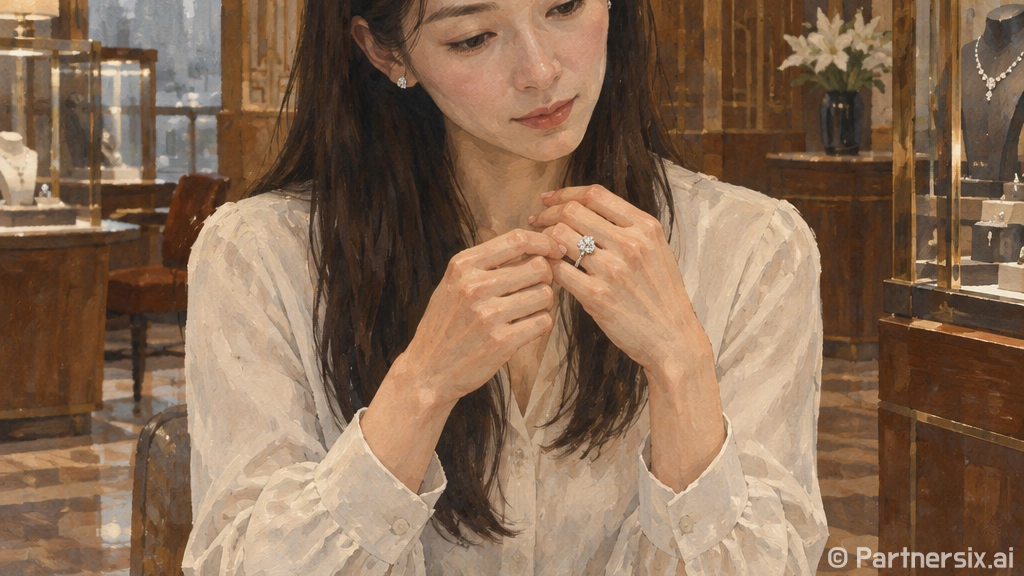 다이아몬드반지 사러 갔다가 가격표 앞에서 멈칫한 이야기