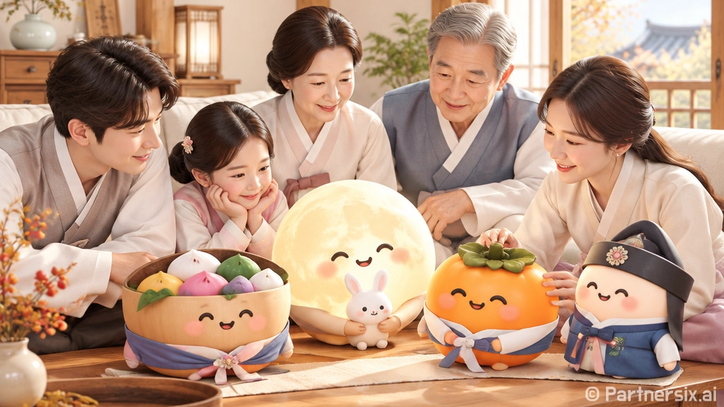 추석 이모티콘 직접 골라 보내봤더니, 명절 인사가 덜 어색해졌다
