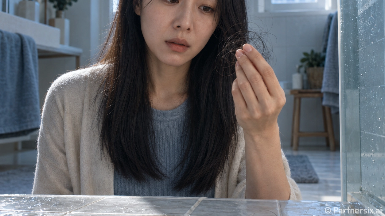 머리카락이 유난히 많이 빠져서 3주 동안 직접 체크해봤더니