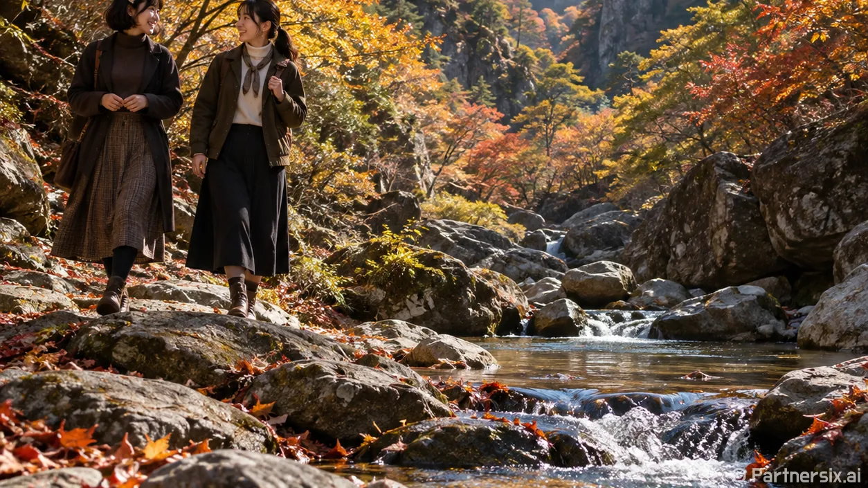 진조리계곡을 찾아봤더니 단풍보다 길이 먼저 보였다