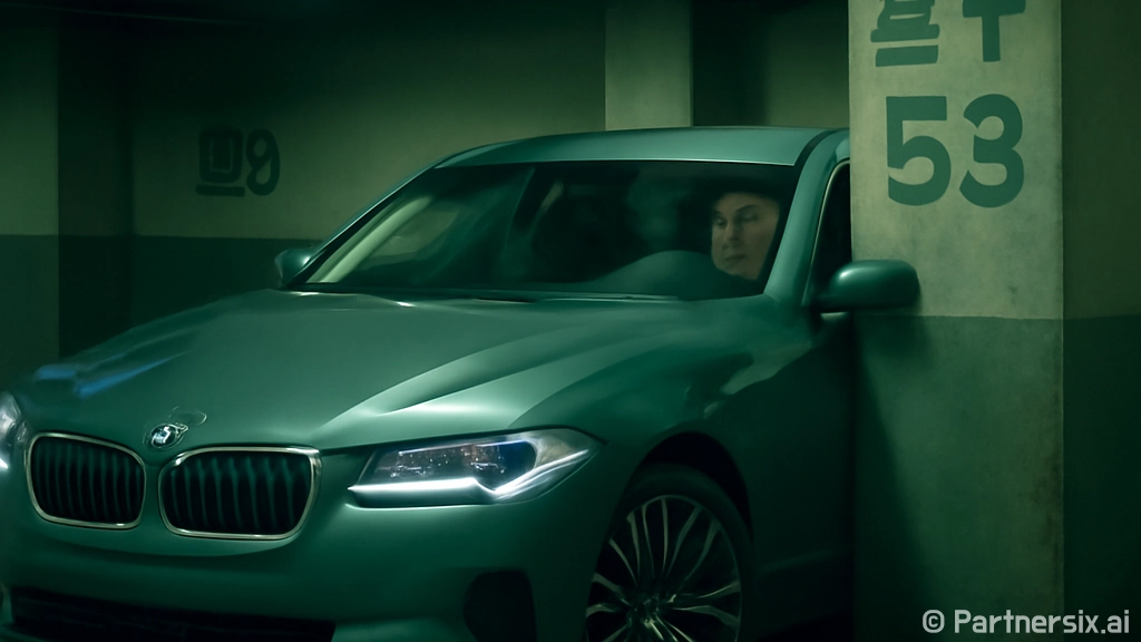 BMW5시리즈 주차…