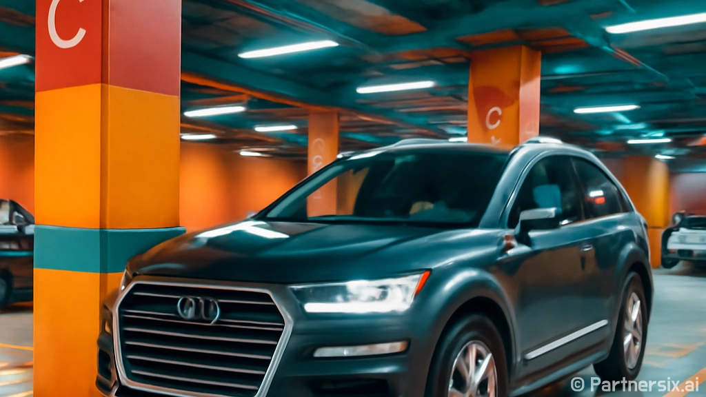 아우디Q7 주차 편…