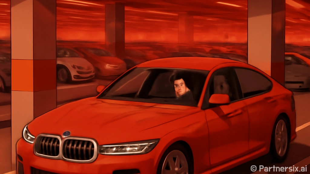 BMW3시리즈 주차 편하게 하려면 이렇게 잡으면 됩니다