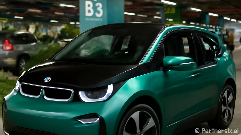 bmw i3 타고 주차 편하게 하려면 이렇게 잡으세요