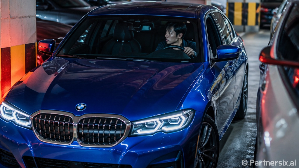 BMW3시리즈 주차…