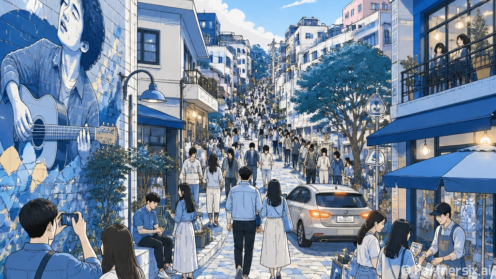 김광석길 주차 편하…