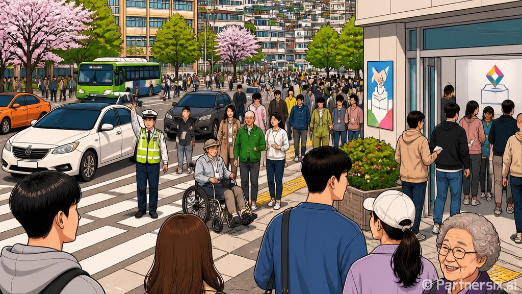 재선거 날 차 몰고…