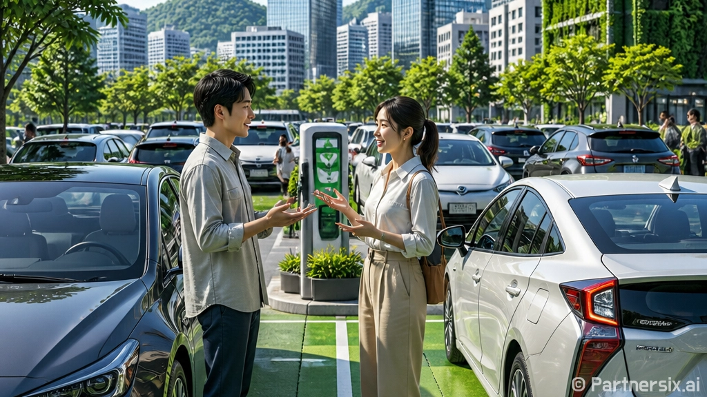 하이브리드자동차로 …