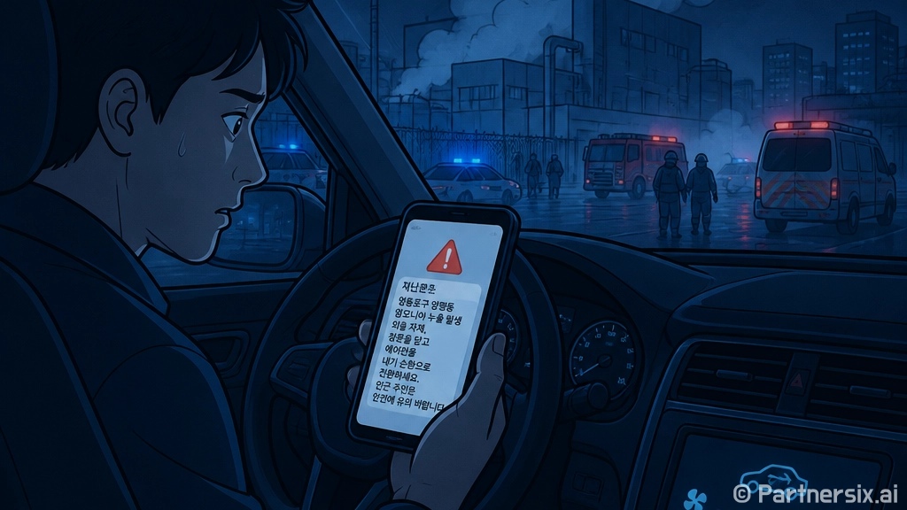 영등포 암모니아 누…