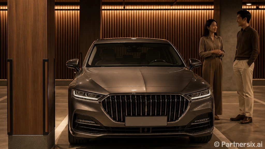 BMW5시리즈 주차 편하게 하려면 이렇게 잡는 게 덜 피곤합니다