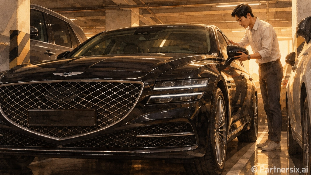 벤츠 e200 amg 편하게 주차하려면 이렇게 봐야 합니다