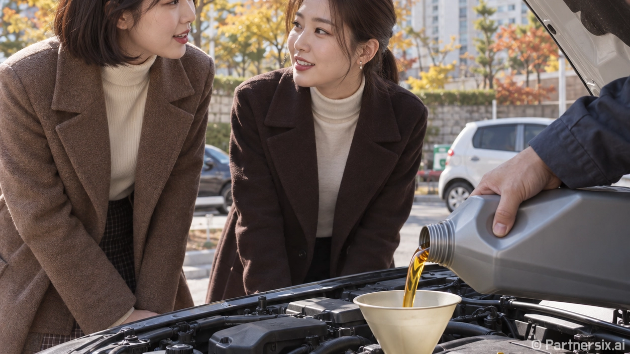 모닝 엔진오일 교환주기 잡는 방법, 시내주행 많으면 이렇게 보세요