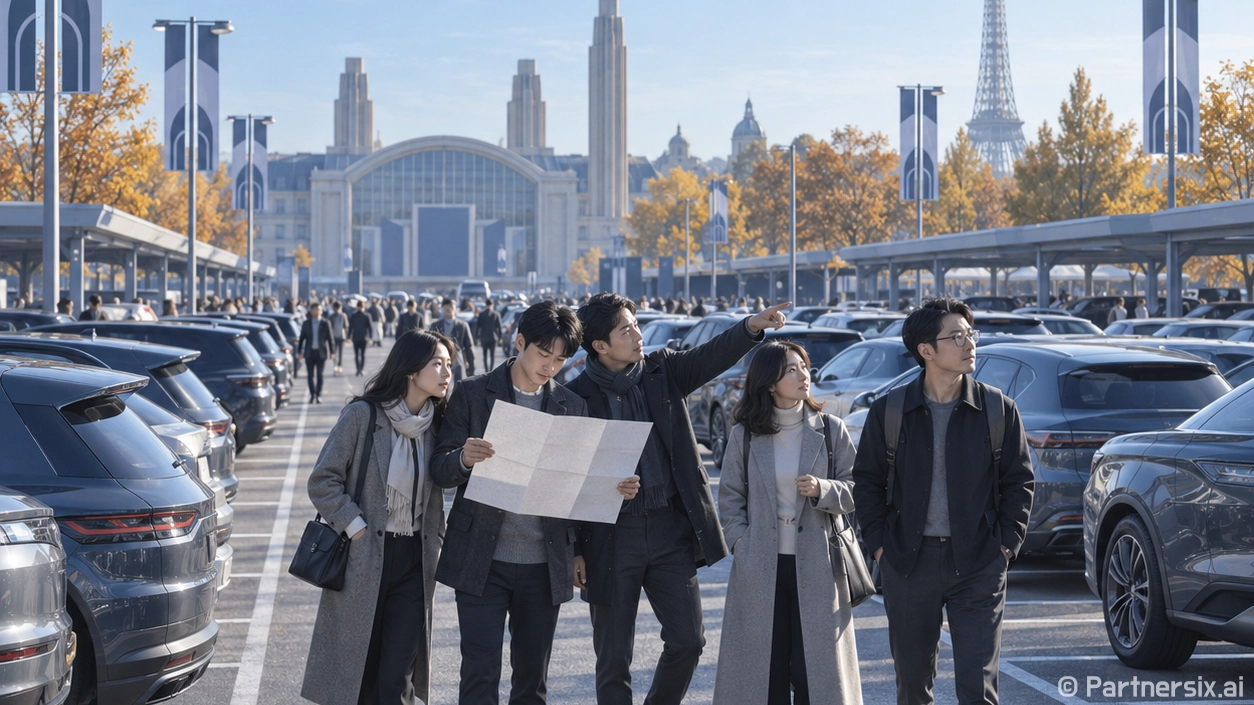 파리모터쇼 보러 갈 때 주차와 이동을 덜 헤매는 방법
