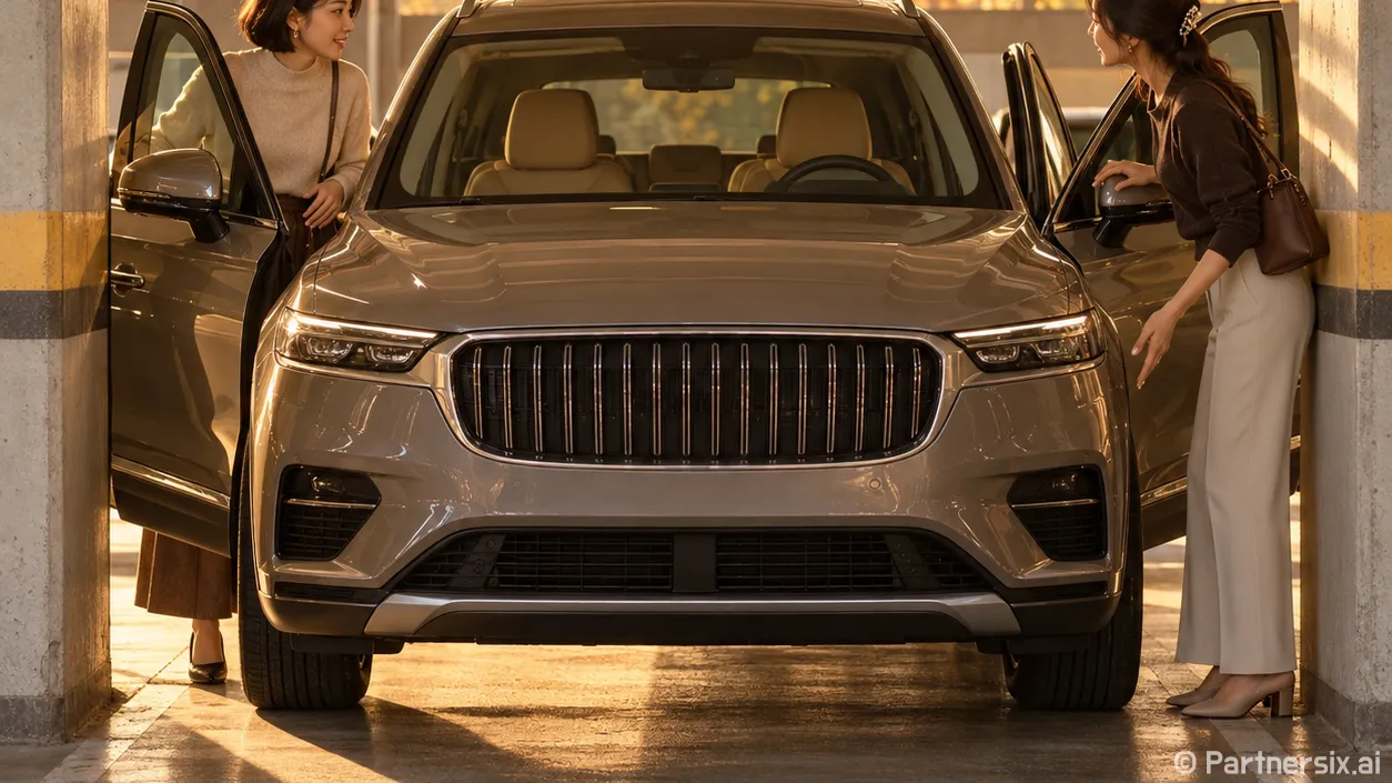 벤츠 glc 220d 좁은 주차장에서 편하게 타는 방법