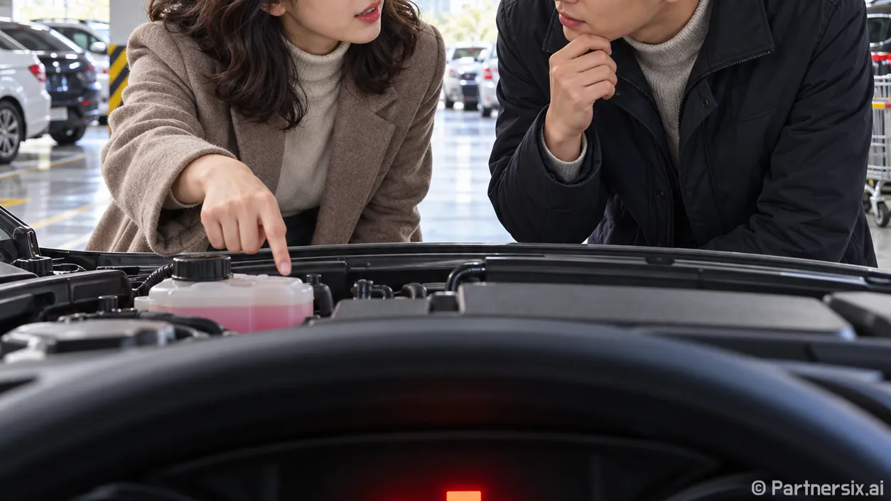벤츠 냉각수 보충 경고가 뜨면 이렇게 확인하세요