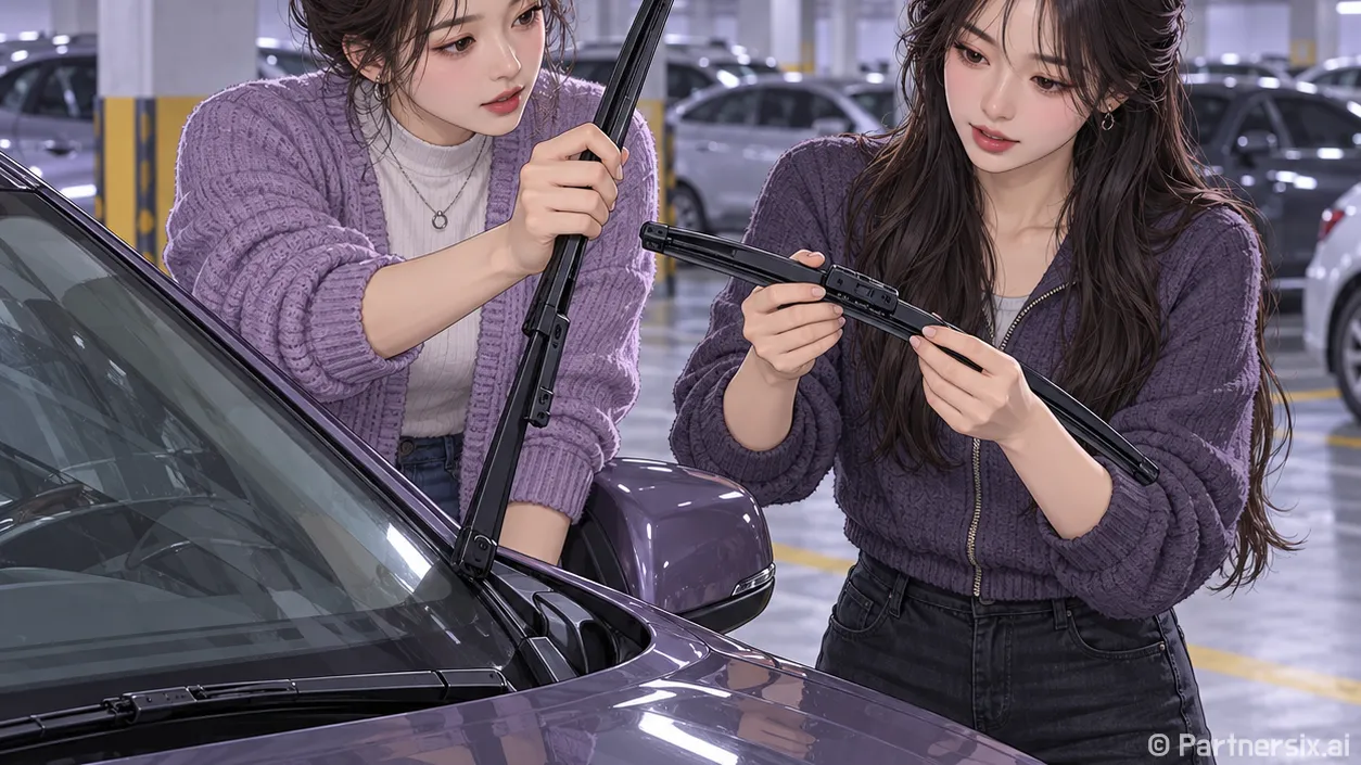 스포티지 와이퍼 교체할 때 순서대로 하는 방법