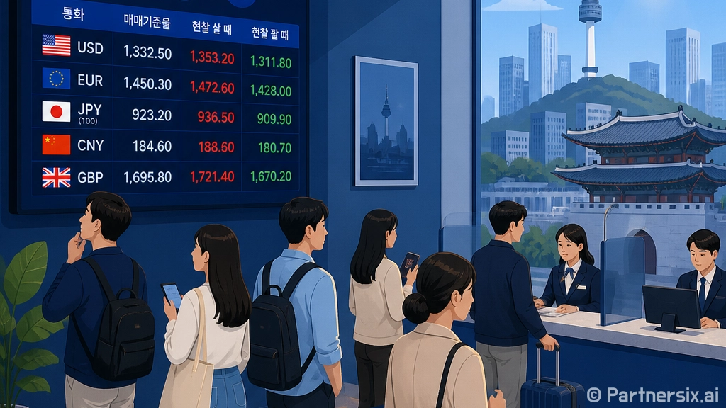 환전소에서 손해 덜…