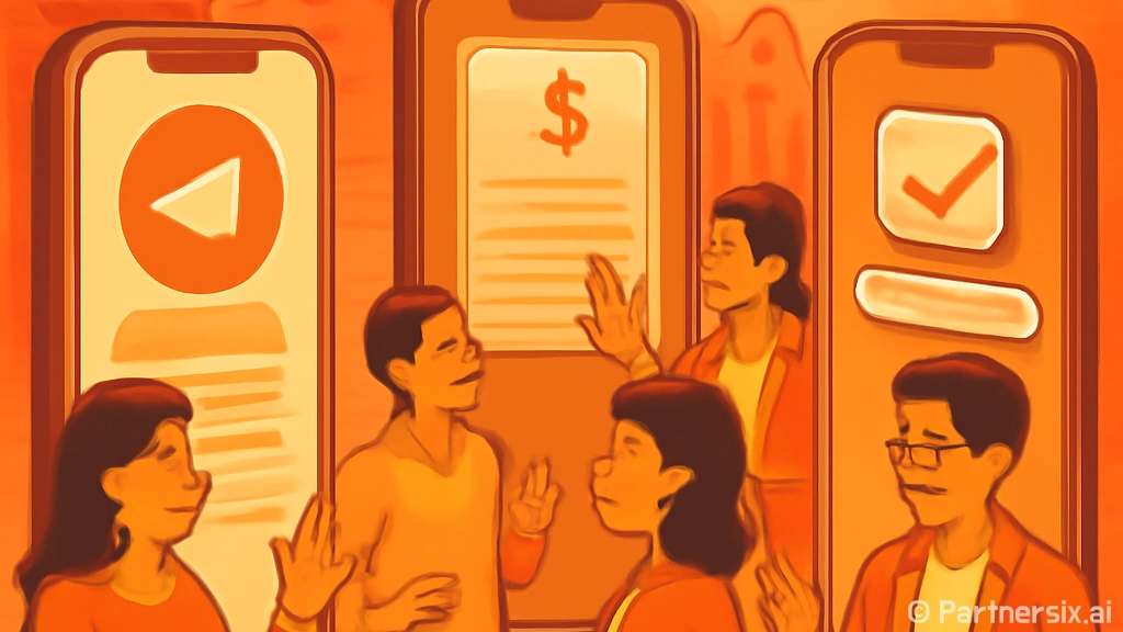 텔레그램에서 SMS…