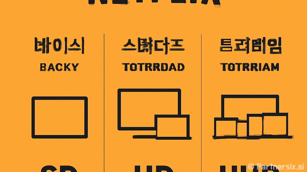 넷플릭스 요금제를 …
