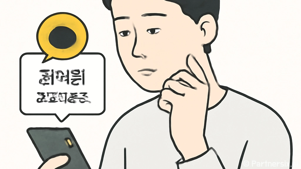 카톡 차단 여부를 …