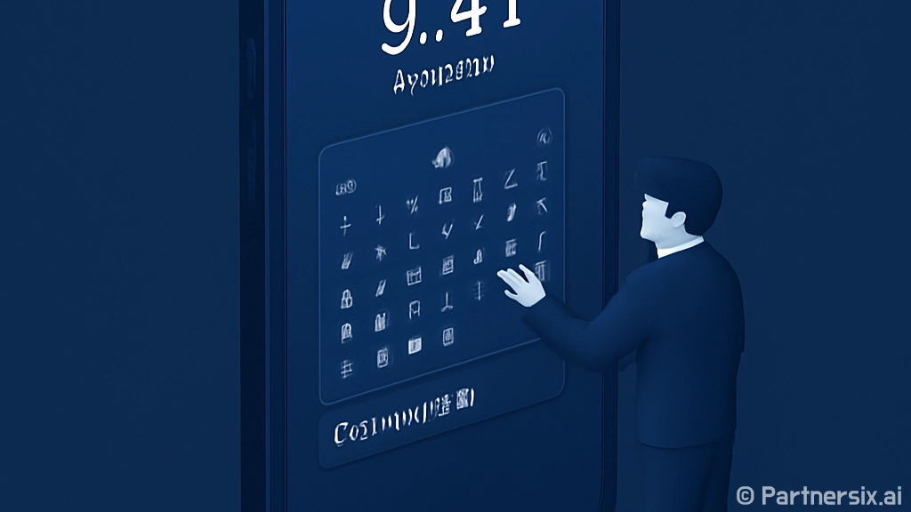 아이폰 잠금화면에 캘린더 추가하는 방법