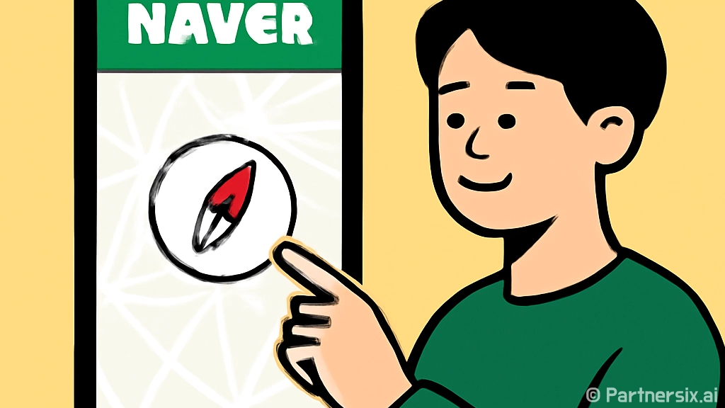 네이버 나침반을 활…