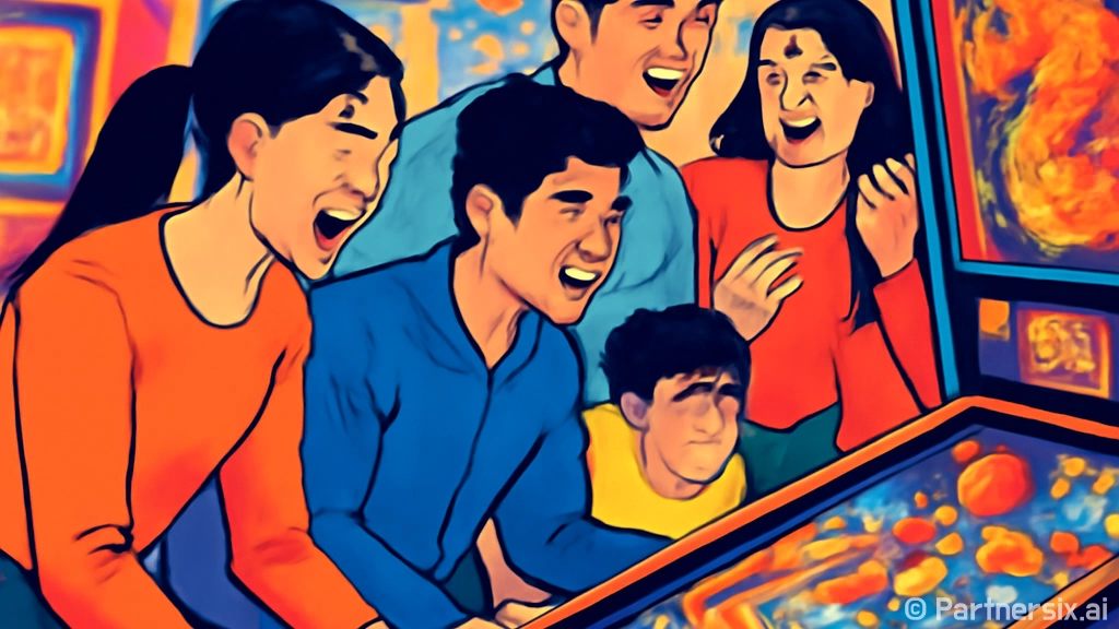 핀볼게임을 마스터하…