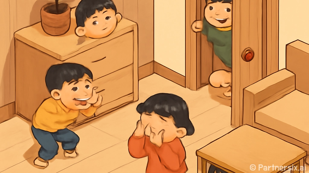 숨바꼭질 게임을 더…