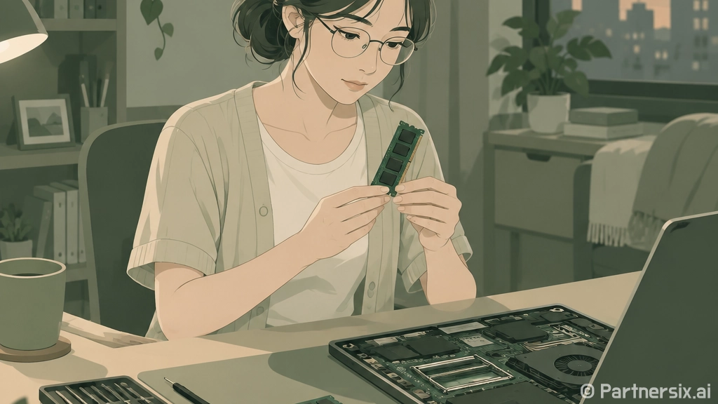 노트북메모리 업그레이드하려면 이렇게 확인하고 꽂으면 됩니다