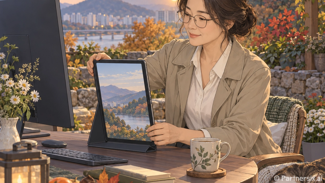 갤럭시탭을 PC 작업용 보조 화면으로 세팅하는 방법