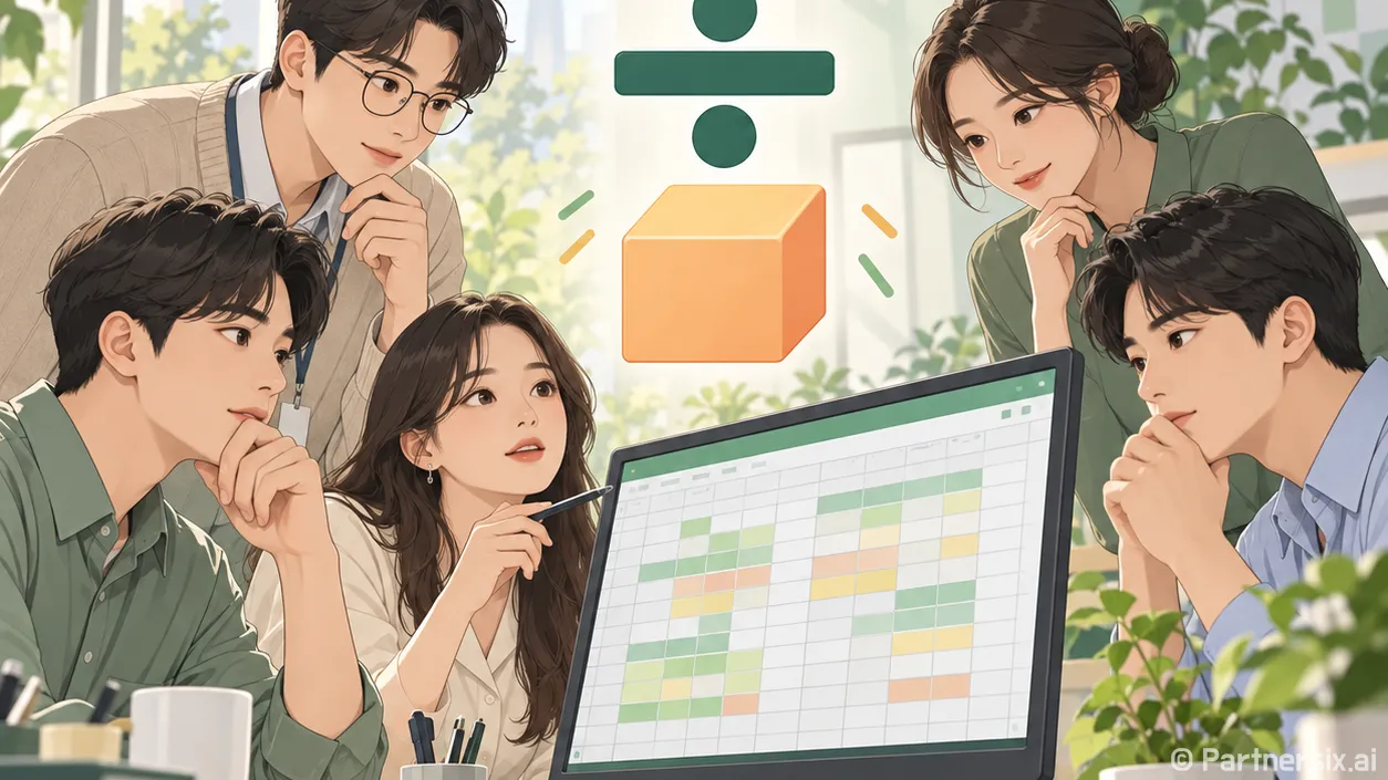 엑셀 함수 나누기 하는 방법, 몫과 나머지까지 실수 없이 계산하려면 이렇게