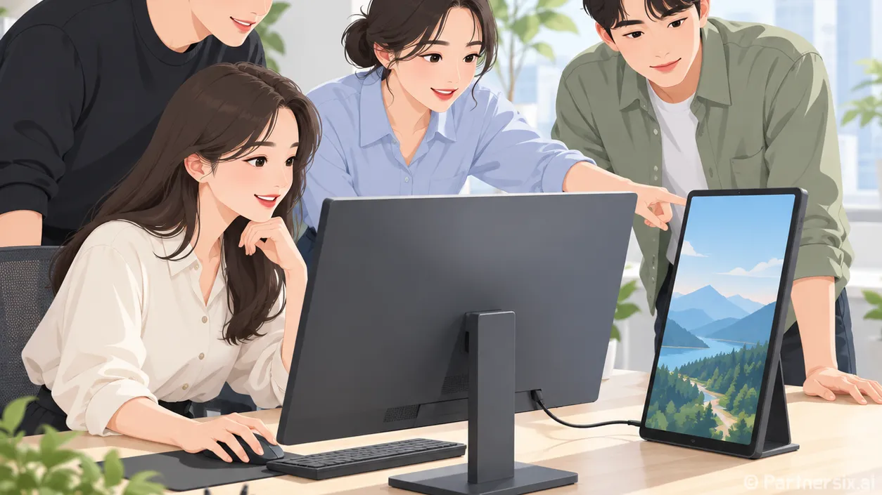 갤럭시탭S9 윈도우 보조화면과 파일 전송 설정하는 방법