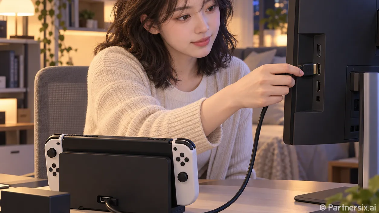 닌텐도스위치 PC 모니터에 연결하는 방법