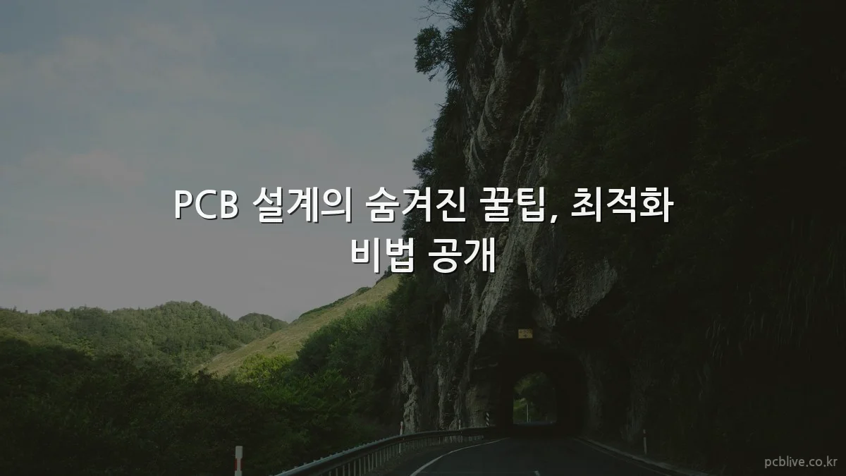 PCB 설계의 숨겨진 꿀팁, 최적화 비법 공개