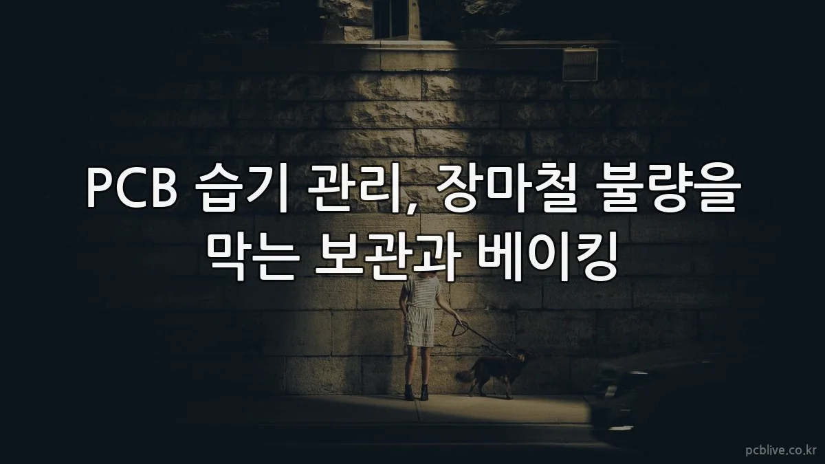 PCB 습기 관리, 장마철 불량을 막는 보관과 베이킹