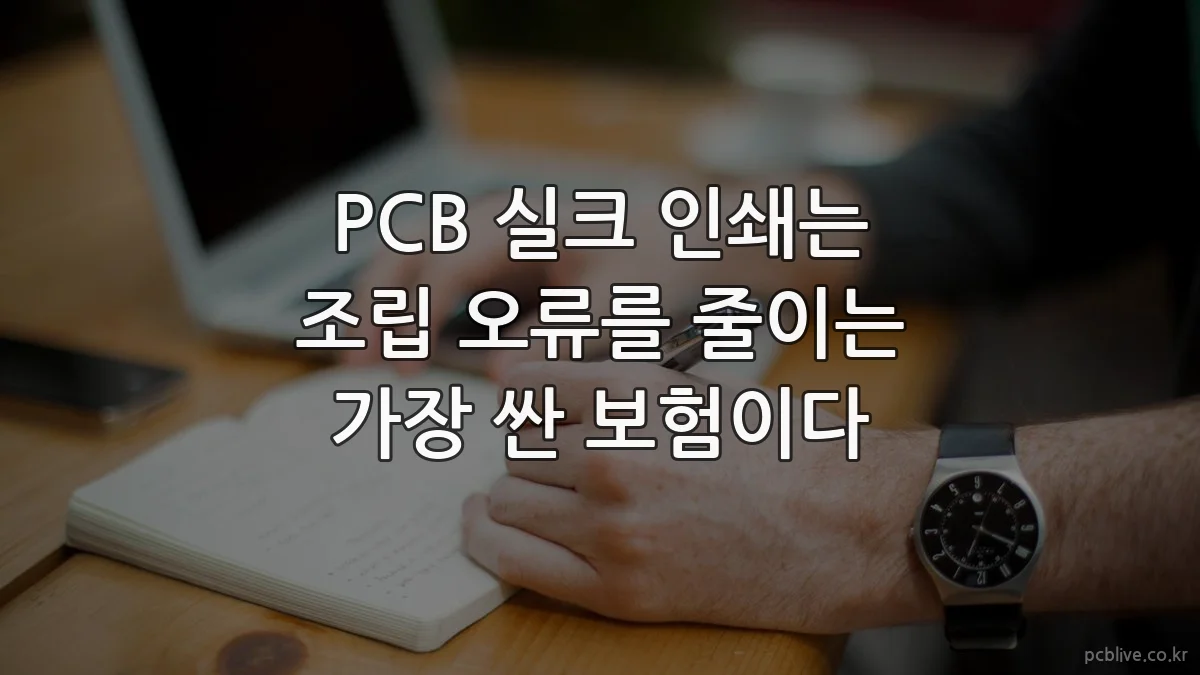 PCB 실크 인쇄는 조립 오류를 줄이는 가장 싼 보험이다