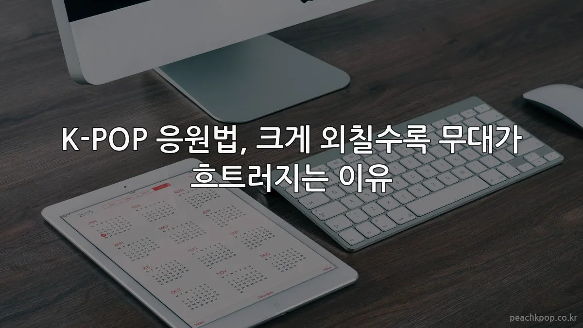 K-POP 응원법, 크게 외칠수록 무대가 흐트러지는 이유