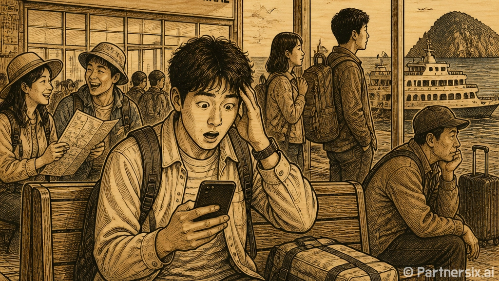 목포여객선터미널에서…