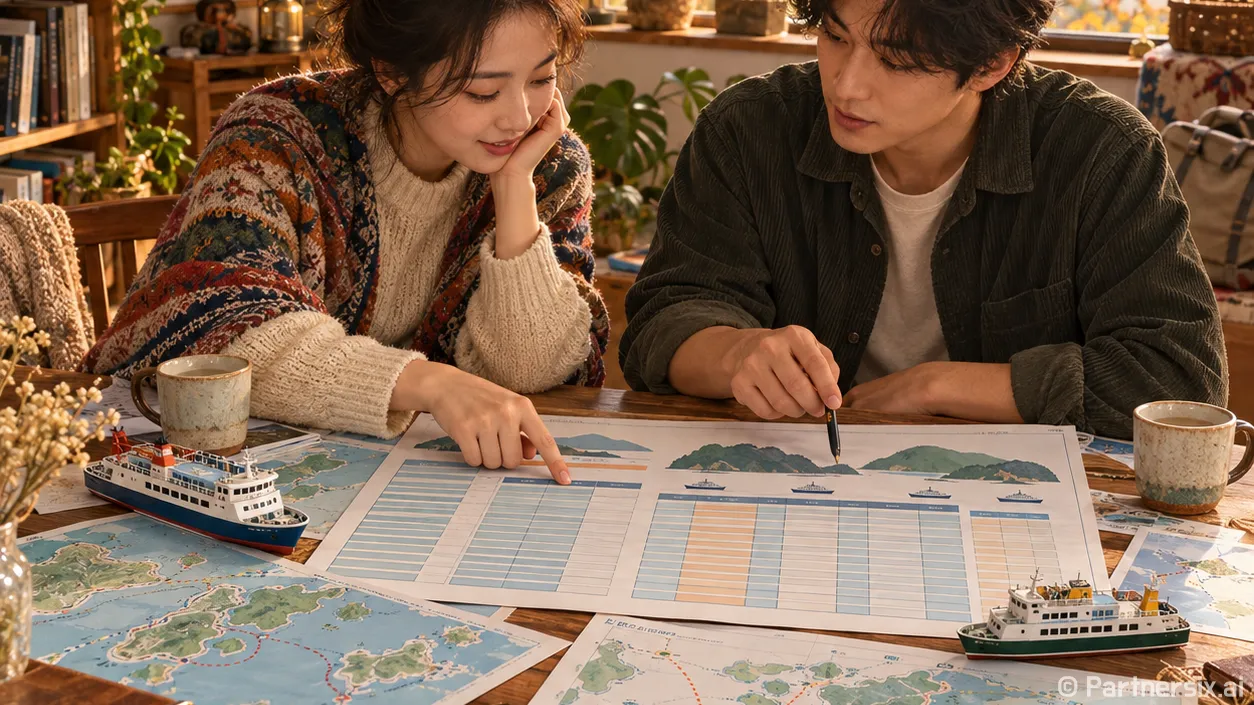 일본 섬 여행 배편부터 짜는 방법