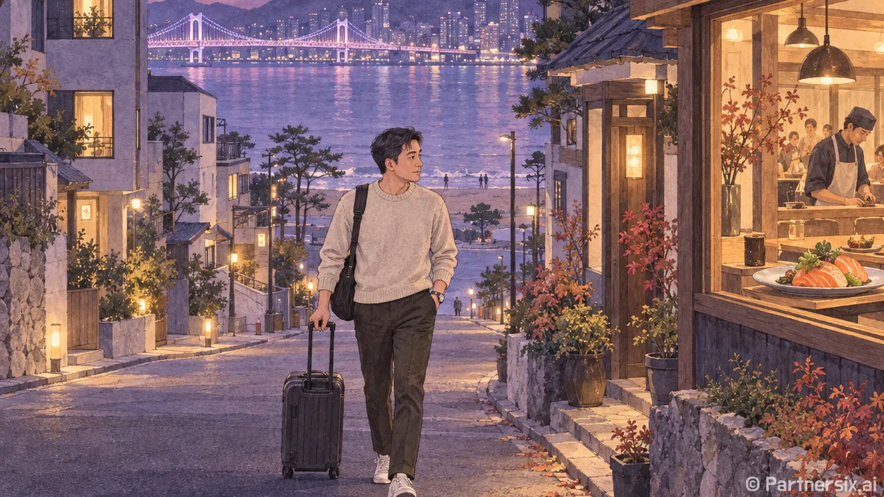 광안리 숙소 잡고 연어정이까지 걸어가봤더니, 위치가 숙소 만족도를 꽤 바꿨다