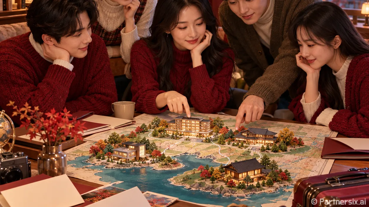 2박3일해외여행 숙소를 골라보니 위치가 달랐다