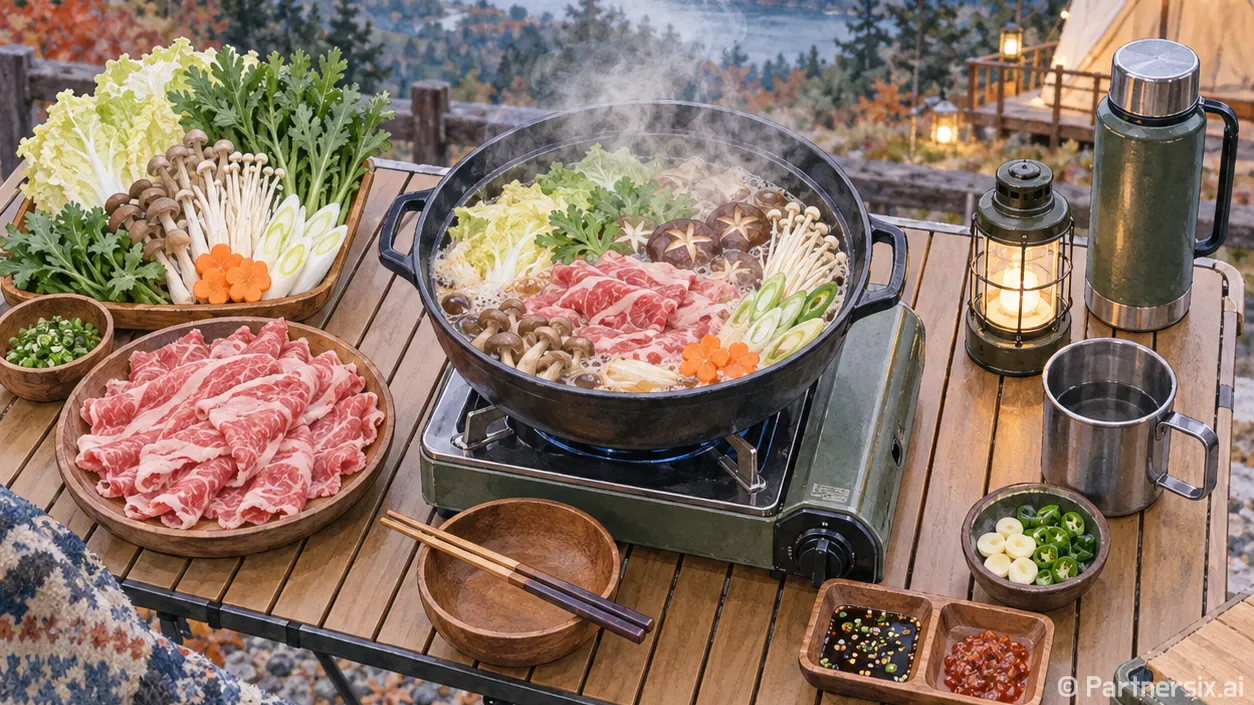 겨울 캠핑 음식 직접 챙겨가니 저녁이 달라졌다