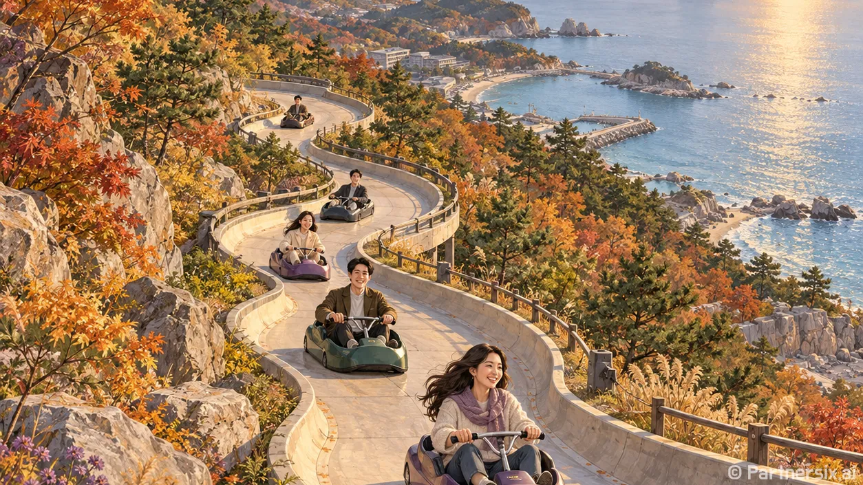 통영 가볼만한곳 루지 타보니 숙소 위치까지 달라졌다