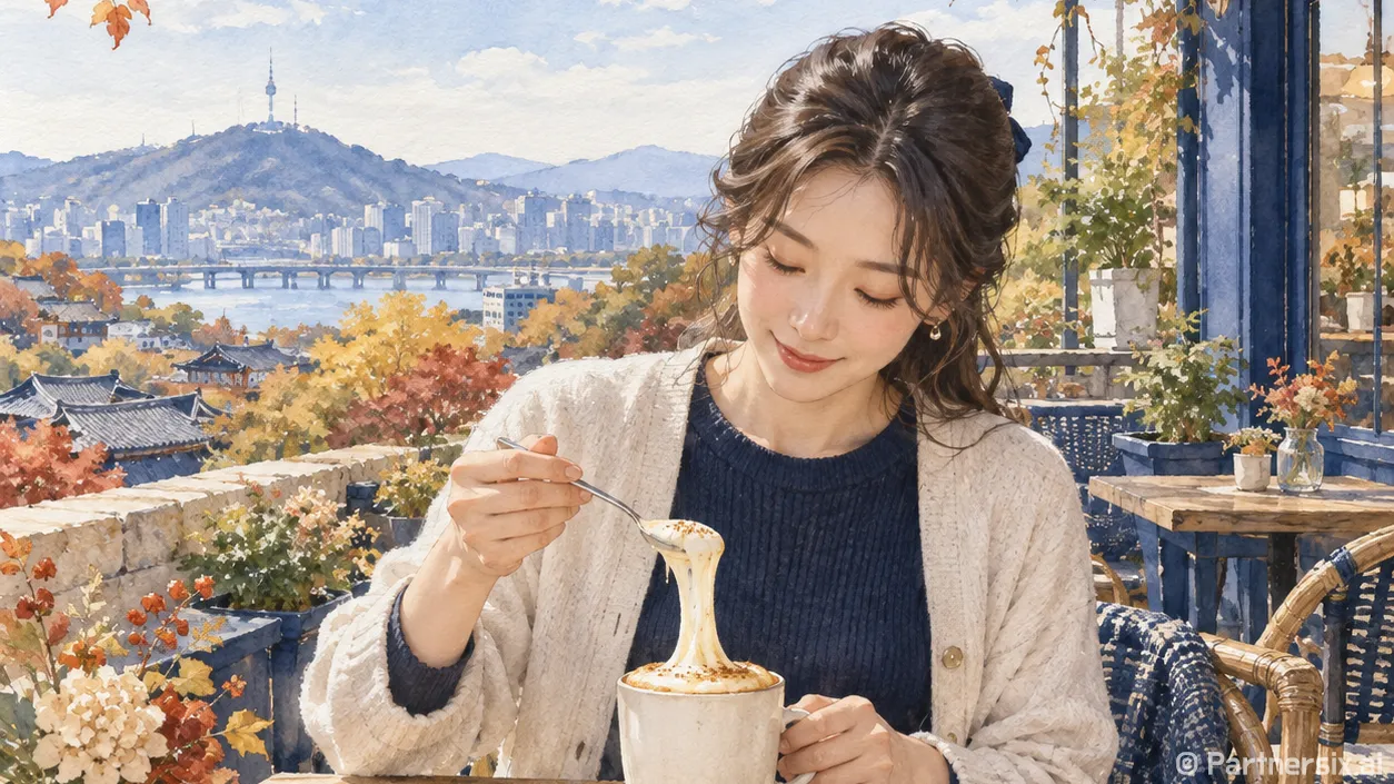 컴포즈 치즈딥라떼를 보니 숙소 고르던 버릇이 나왔다