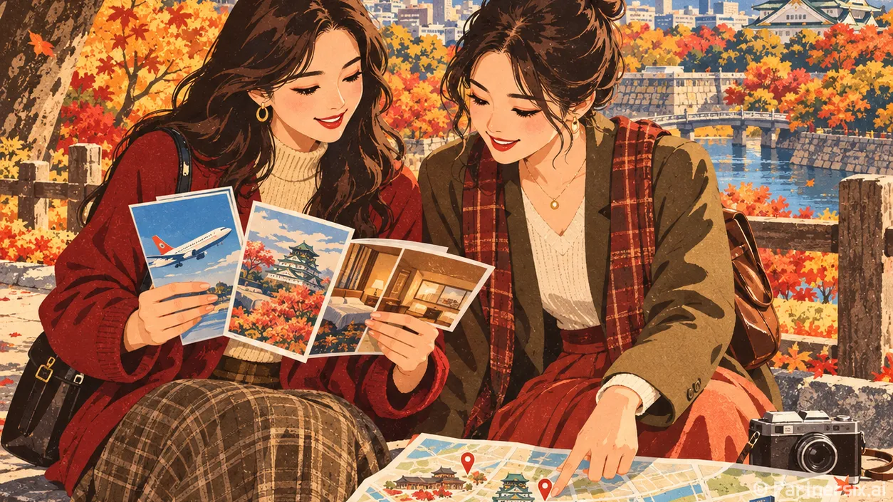 오사카항공권 고르다 숙소 위치를 다시 본 이유
