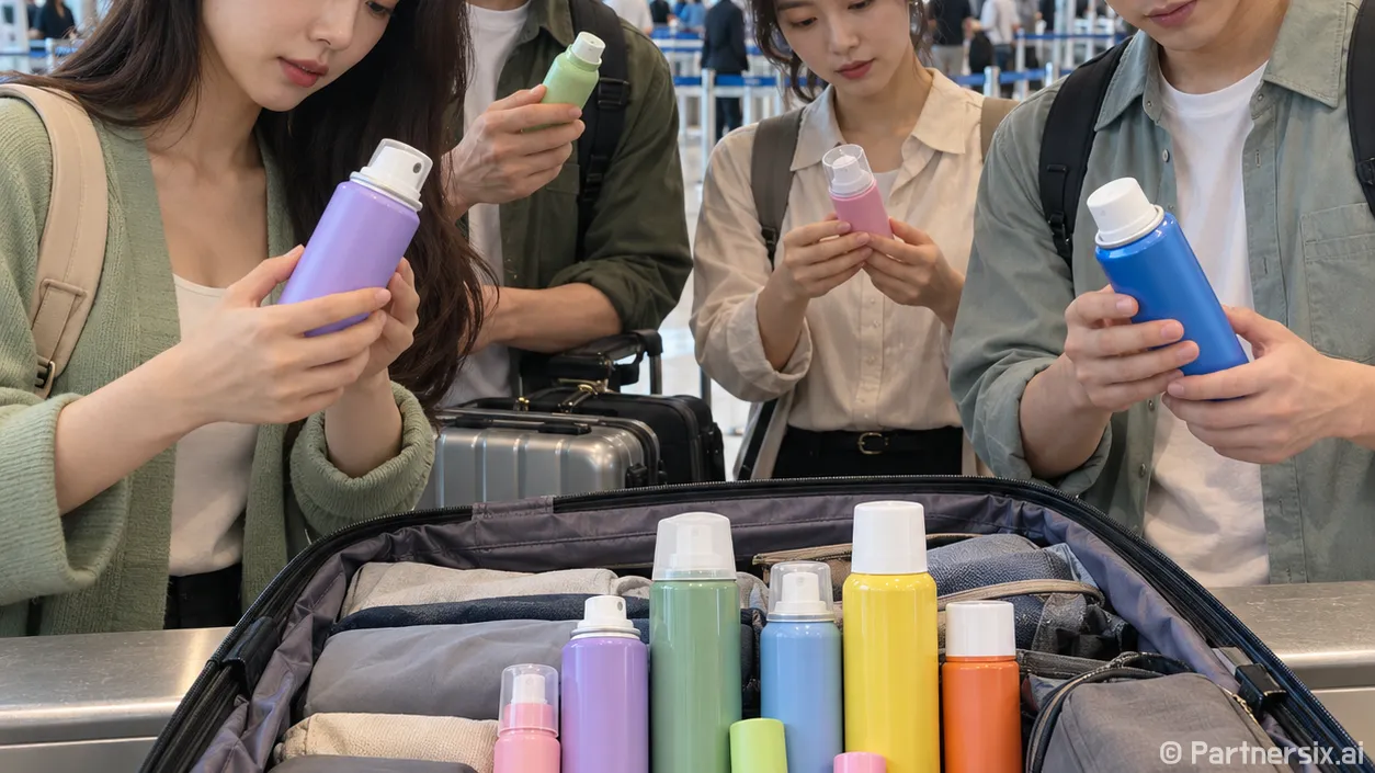 기내 반입 금지 물품 스프레이인 줄 알고 다시 싼 짐