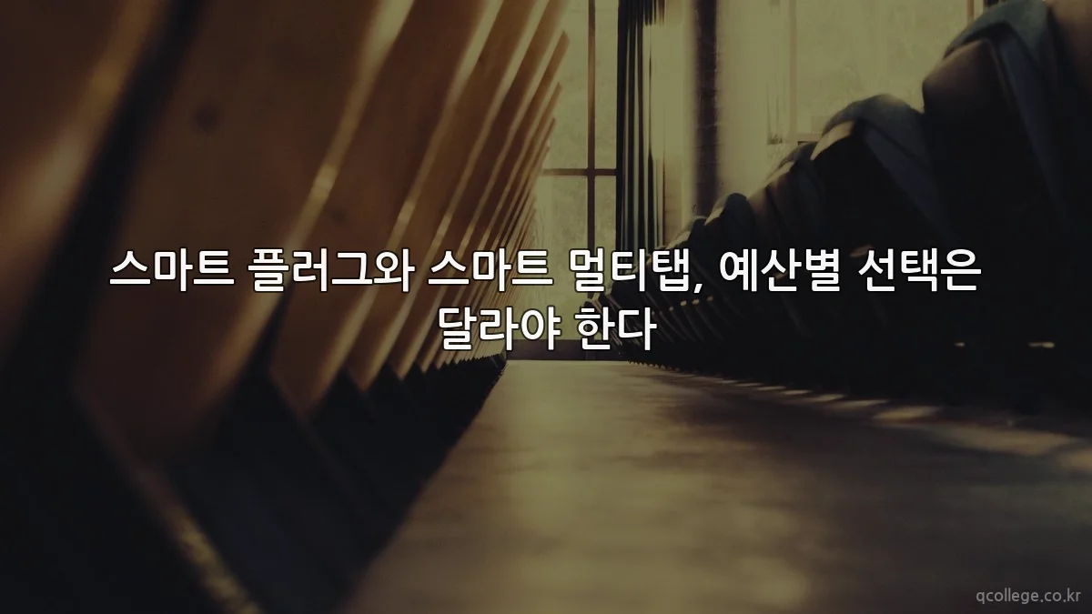스마트 플러그와 스마트 멀티탭, 예산별 선택은 달라야 한다